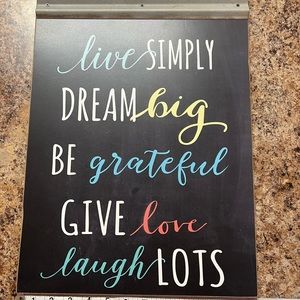 Live Simply Wall Decor sign